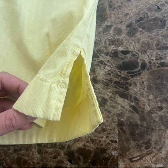 Basic Editions Size 8 Women's Yellow Capri Pants​​​​​ - Picture 9 of 10